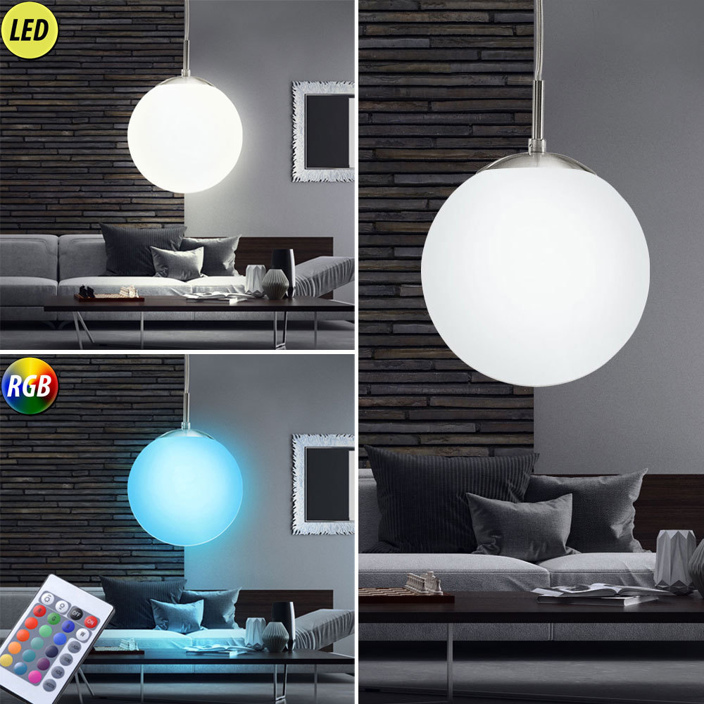 LED ball suspended ceiling RGB remote control light glass office modern Hall LED ball suspended ceiling RGB remote control light glass office modern Hall
