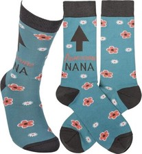Primitives by Kathy 109599 Awesome Nana Socks, One Size, Cotton