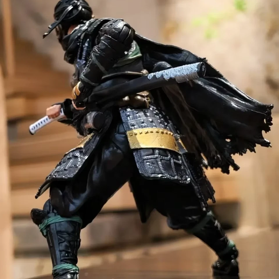 Ghost of Tsushima Jin Sakai Action Figure Samurai 6” Collectible Toy Playstation - Image 3 of 4