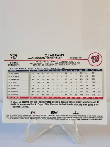 2024 Topps Chrome- Pick Your Card! Refractors-Parallels-See Pics! Free Shipping! - Picture 168 of 307