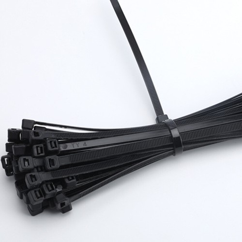 Envolturas de cable de plástico de nailon de 4,7 mm de ancho con cremallera fuertes todos los tamaños blanco/negro - Imagen 10 de 12