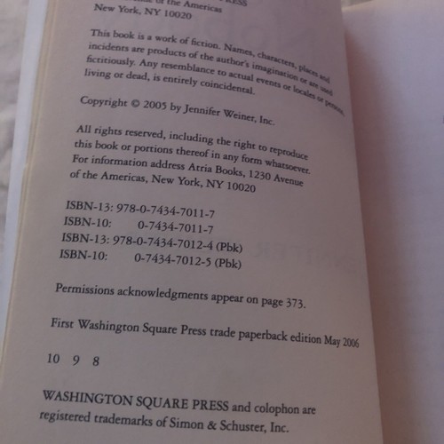 Jennifer Weiner Book - Goodnight Nobody - 第 3/4 張圖片