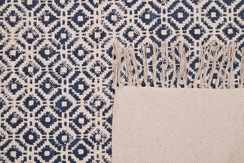 Kilim Blue Area Rug Dining Room Floor Rug Cotton Runner Mate Carpet All Size - Picture 7 of 9