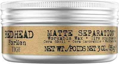 Tigi Bed Head for Men Matte Separation Wax 3 oz 