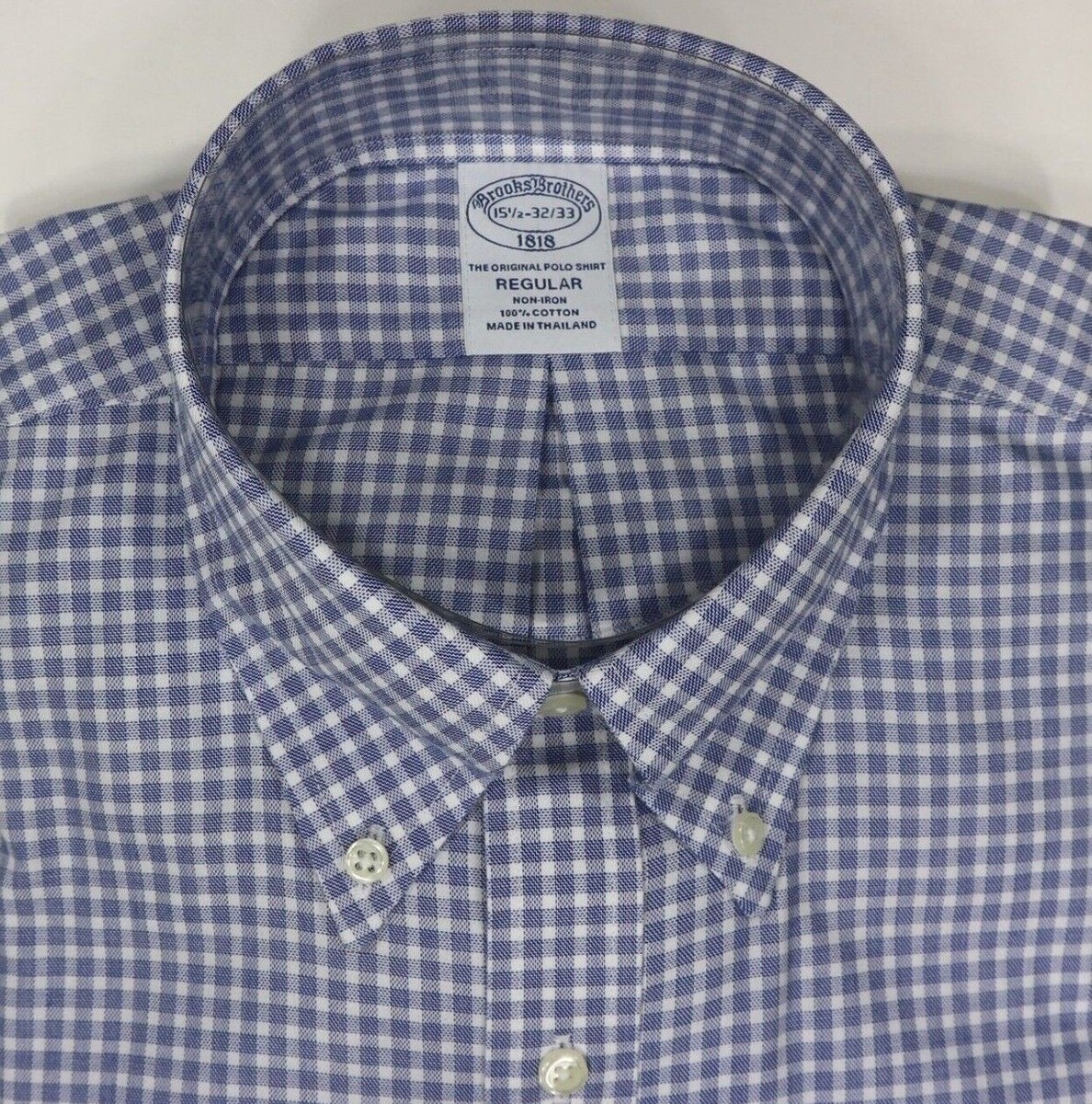Brooks Brothers The Original Polo Shirt Regular Fit 14.5-15 Brooks Brothers The Original Polo Shirt Regular Fit 14.5-15