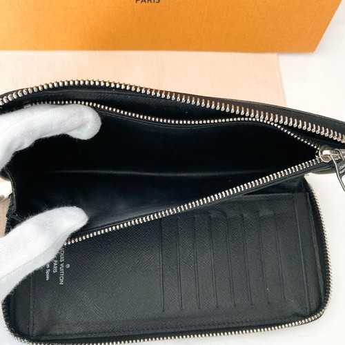 LOUIS VUITTON Damier Graphite Long Zippy Wallet Vertical Zip Round CA4144 - Picture 8 of 15