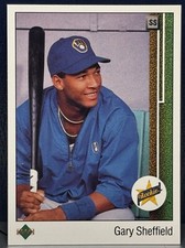 1989 Upper Deck - Upside Down SS on Front #13 Gary Sheffield (RC) RARE 