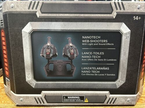 Disney Parks Marvel Spider-Man Nanotech Web-Shooters with Base Avengers Vault