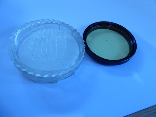 58mm very faint light  Yellow  Filter Used Ideal For black & White 0.75mm - Picture 3 of 3