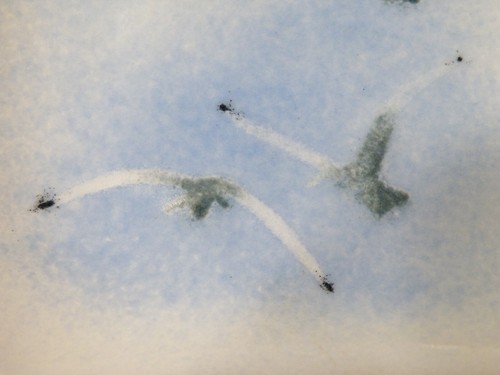 BOVANO OF CHESHIRE ENAMEL COPPER SQUARE TRINKET DISH SEAGULLS 4-1/8" FREE SHIP - Picture 2 of 5