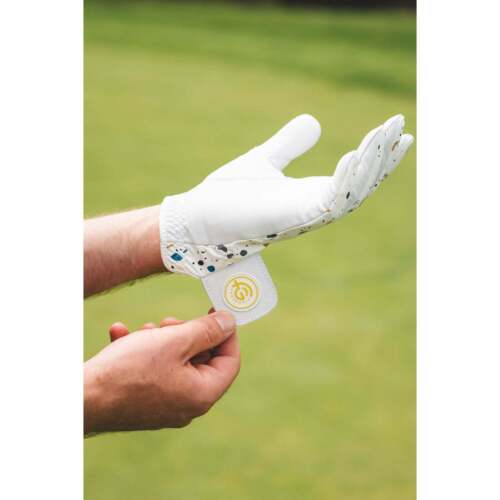 Terrazzo Golf Glove | Cabretta Leather & Colourful Prints | Motif Collection - Picture 7 of 12