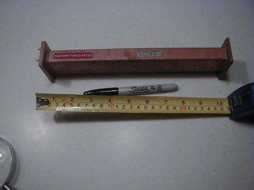 6 GHz Tunable Waveguide Filter, WR-137, Used, Maser line RA Nicely made! - Picture 2 of 2