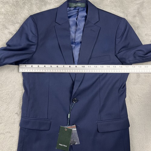 Happy Planet Boys Suit Jacket Size 14 Navy - Picture 6 of 11