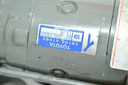 VGC: GENUINE TOYOTA CRESSIDA MX83 7MGE 3.0L STARTER MOTOR - GRANDE GLX 6CYL - Bild 6 von 6