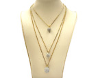 Set of 3 20" 24" 32" Gold-Plated Joan Rivers Cz Necklace Layering Stackable