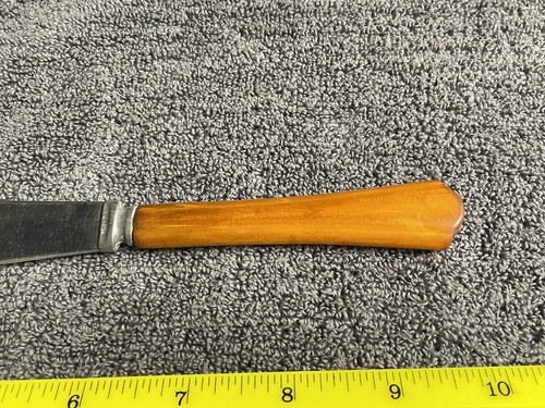 Vintage Butterscotch Bakelite Catalin Knife Washington Forge - Imagen 4 de 6