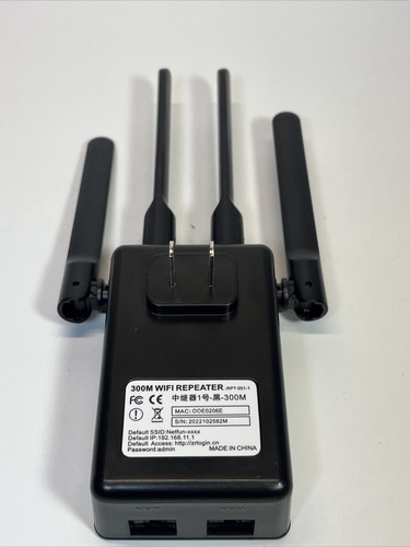 Netfun 300M WiFi Extender Range Signal Booster Wireless Network Repeater - Picture 2 of 2