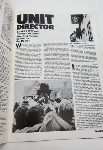1988 Doctor Who In-Vision Magazine Issue #10 Serial # 13/83 The Android Invasion - Picture 4 of 4