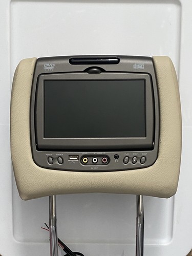 Cadillac XT5 2017-2018 reposacabezas sistema de entretenimiento DVD + 2 auriculares y control remoto - Imagen 7 de 14