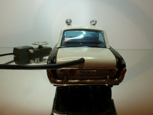 ICHIKO JAPAN TIN TOY FORD TAUNUS POLITIE - DUTCH POLICE L23.0cm - Imagen 4 de 12