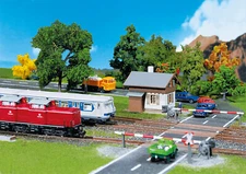 Faller 222174 N scale 1:160 Kit of a Level crossing