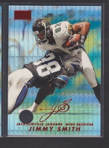 1998 SKYBOX PREMIUM STAR RUBIES SALESMAN SAMPLE PROMO #22 JIMMY SMITH JAGUARS