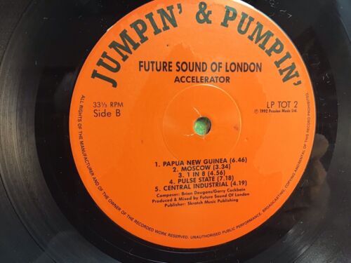 The Future Sound Of London - Accelerator (Vinyl) 1992 Excellent + - Picture 7 of 7