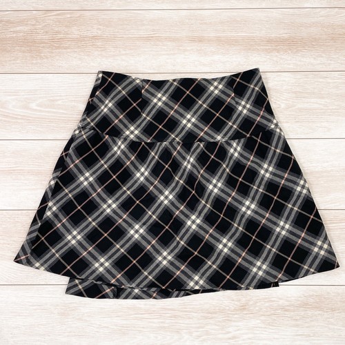 Burberry Blue Label Wool Wrap Skirt Woman 38/XS-S Nova Check Black Japan Used - Bild 8 von 17