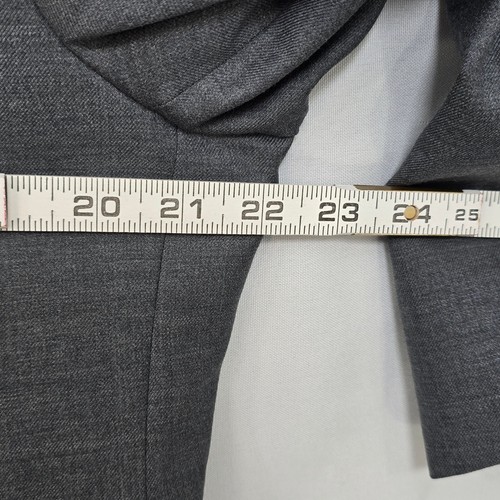 Joseph Abboud Zignone Woll Blazer Sport Mantel Super 110s Grau Herren 44S - Bild 12 von 14