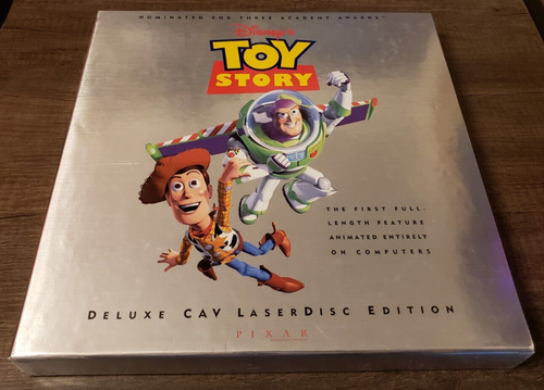 Toy Story Deluxe CAV Laserdisc Edition 4 Disc w/Commemorative 3D Artwork