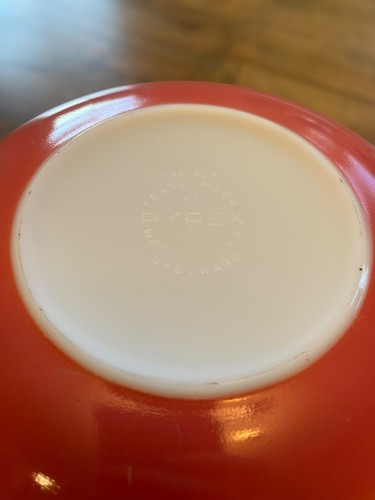 Pyrex Pink Flamingo 2QT Mixing Bowl Set Of 2 Casserole Dish Vintage 024 - Picture 10 of 10