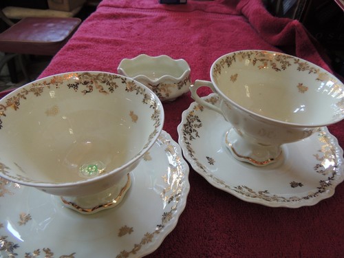 Limoges Porcelain Jammet Seignolles 2 x Piece French Tea/Coffee Set, good cond. - Picture 4 of 13