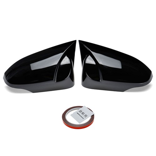 Tapa de cubierta de espejo retrovisor lateral negro brillante para Toyota C-HR 2017-21 Corolla 2014-17 - Imagen 3 de 16