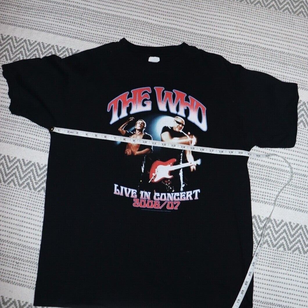 The Who Concert Tshirt Vintage Size Large - image 3