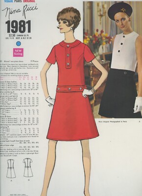 1960's WOMEN'S FASHION SUPPLEMENT FOR VOGUE CATALOGUE