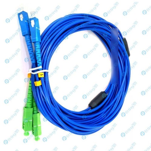 Câble blindé SC/UPC-SC/APC monomode 9/125 cordon de raccordement fibre optique duplex 5M - Photo 2/3
