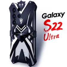 Powerful Metal Armor shockproof Case For Samsung S25 S24 S23 S22 Ultra +FE