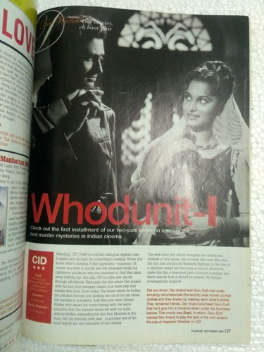 REVISTA INDIA FILMFARE SEPTIEMBRE 2006 RANI, SHAHRUKH, ABHISHEK, AMITABH, ESCÁNDALOS - Imagen 2 de 10