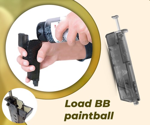 Airsoft Pro Speed Loader BB Pellets 6MM Universal Magazine 90/155 Round Pistol - Picture 7 of 22