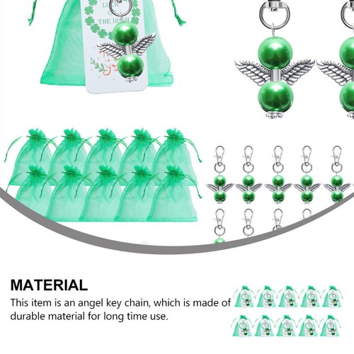 20 Sets Schlüsselanhänger Gefallen St. Patricks Day Leckerli-Taschen Baby - Bild 5 von 12
