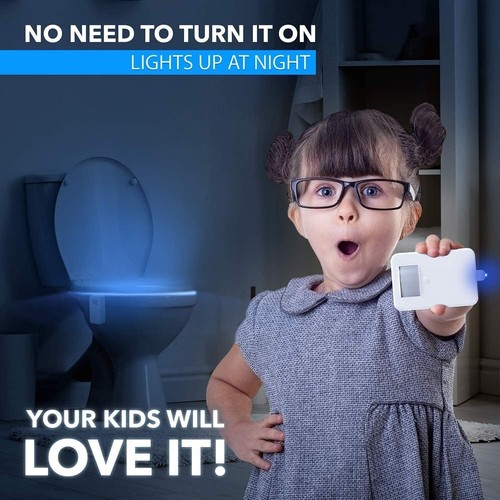 Chunace Toilet Night Lights 3 Pack with Motion Activated Sensor, 16 Color - Picture 8 of 8