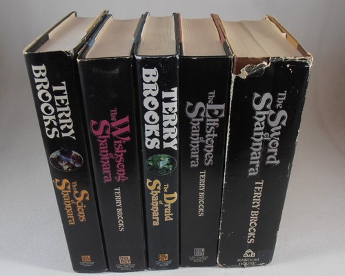 5 Scions Druid Wishsong Shannara Fantasy Terry Brooks Hardbound 1st Edition