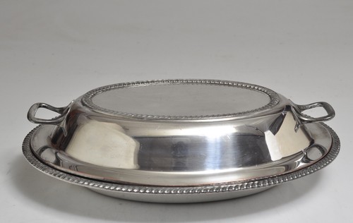 Matching Set Rand Silverplate Covered Casserole Vegetable Serving Dishes w/Lids - Picture 3 of 15