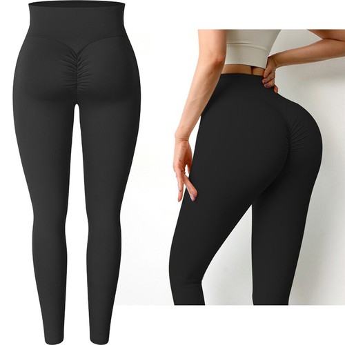Women Yoga Pants Anti-Cellulite High Waisted Scrunch Push Up Tik Tok Leggings xx - Picture 62 of 201
