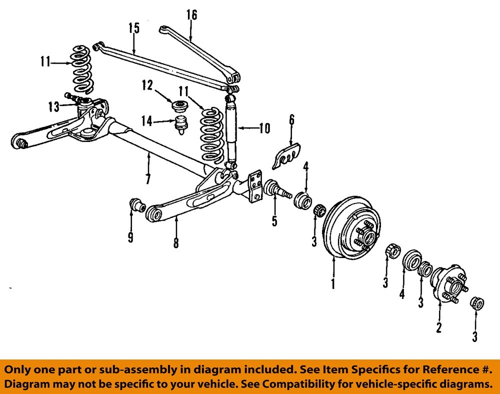 CHRYSLER OEM 89-96 Shadow Rear Suspension Suspension Components-Shock 4684779 CHRYSLER OEM 89-96 Shadow Rear Suspension Suspension Components-Shock 4684779