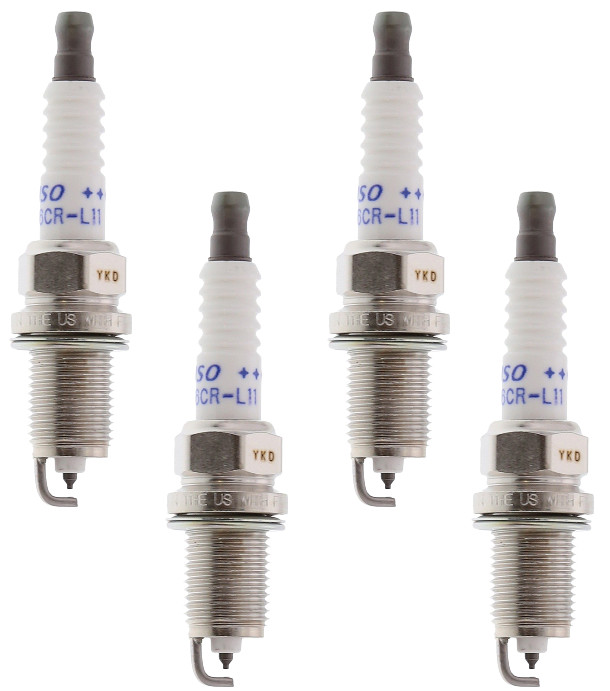 Set of 4 Denso Spark Plugs for Jeep Compass, Patriot