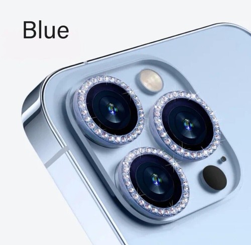 Diamond Camera Lens Protector For iPhone 16 Pro 15 Pro Max 14 Pro Max 13 14 16+ - Picture 14 of 21