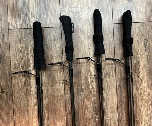 4 x Greys Xlerate 12 piedi 3,25 libbre (FJS) manico completo duplon canne carpa carpa TOP! - Foto 2 di 14