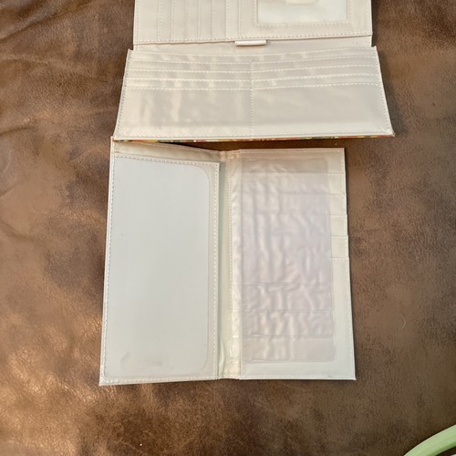 Longaberger Sisters Striped Handbags Wallet Small Makeup Bag Sunflower Lot Of 4 - Picture 15 of 17