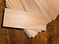 41 Cut to size maple fingerboard veneer sheets for DIY fingerboards.